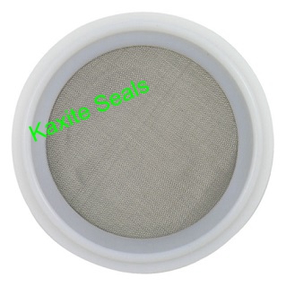 PTFE Tri Clamp Screen Sanitær Pakning med SS 316 mesh